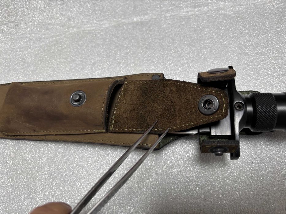 Голям Тактически нож Boker Magnum Survivalist с Кания/естествена кожа/