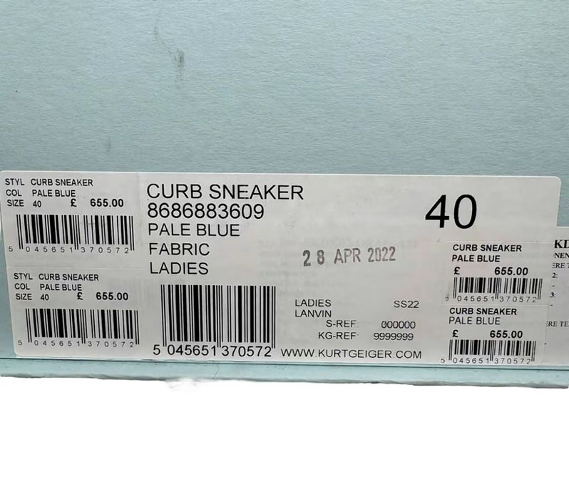 lanvin curb pale blue