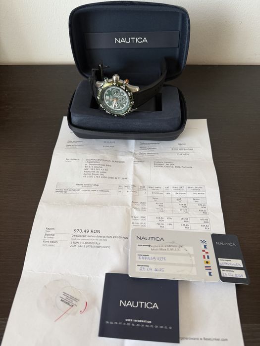 Ceas Nautica NST / garantie