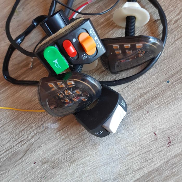 СЕТ  гард протекто кормило и копче ,прекъсвач светлини,  перка