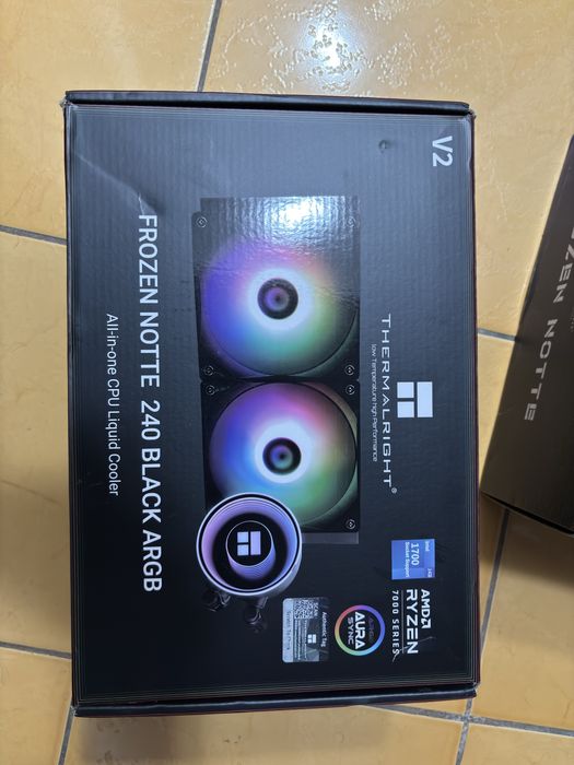 cooler aio frozen notte 240 rgb black