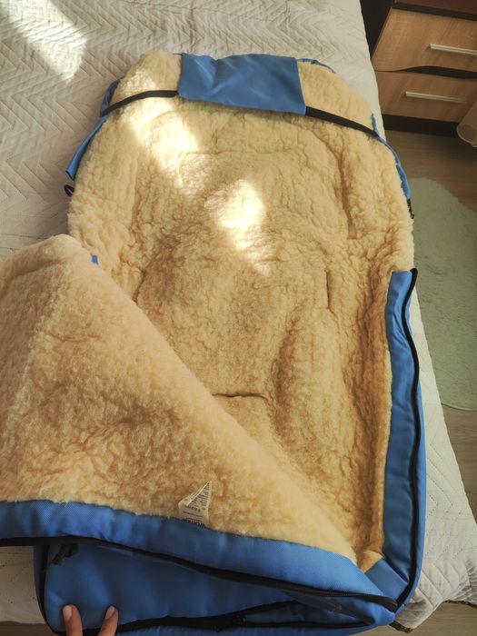 Зимен чувал от овча кожа Womar Zaffiro – за количка