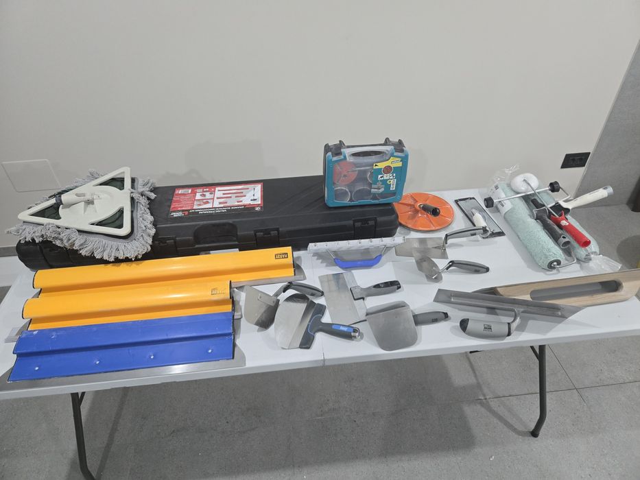 Unelte profesionale pentru finisaje interioare în stare perfectă