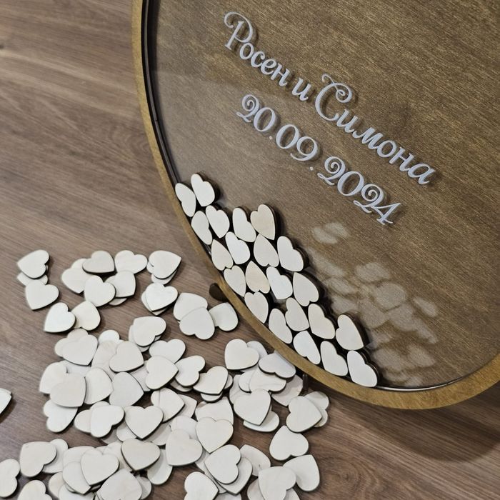 Сватбени рамки за пожелания от гостите