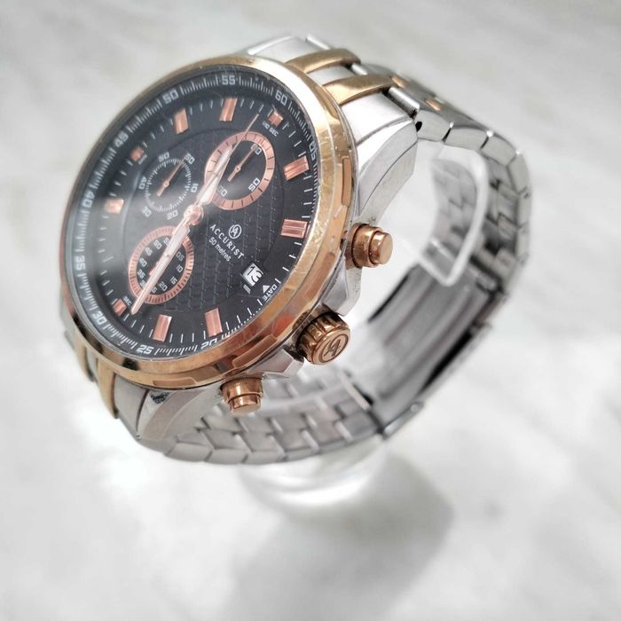 Ceas Accurist Chronograph  Black Dial 7036 Zeus Amanet Rahova 2708