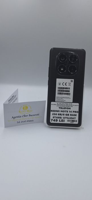 Redmi Note 14 Pro 256Gb 8Gb Factura/Garantie #49657