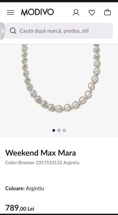 Colier Max Mara weekend