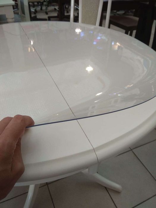 Folie de protectie masa rotunda, 120 cm