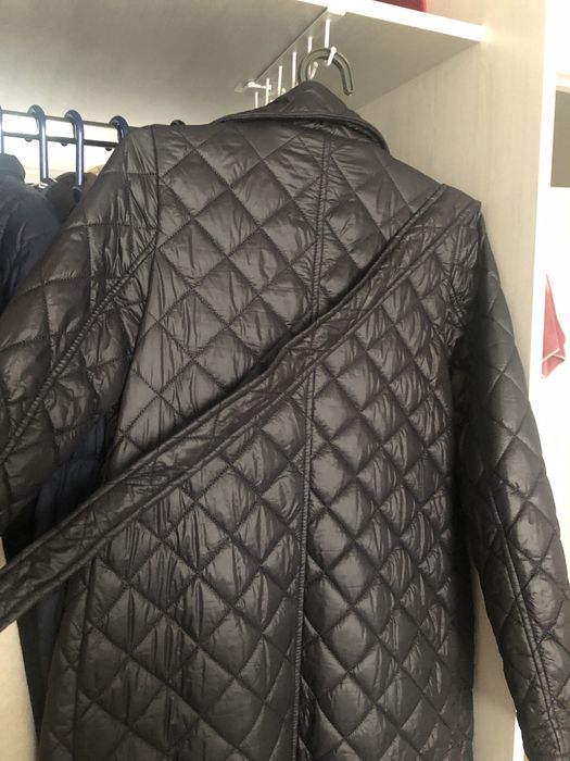 Длинный темно синий плащ