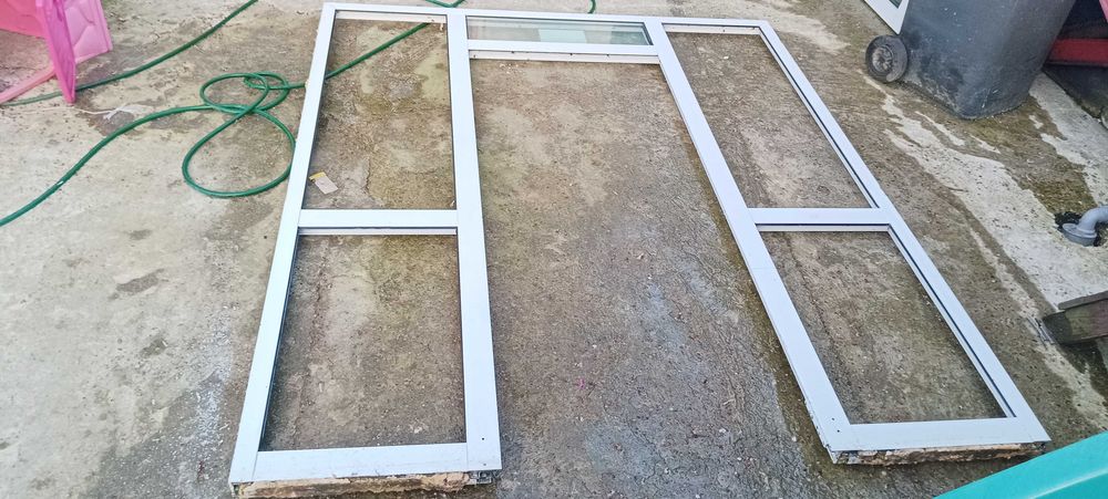 Ușa aluminiu ,panou balcon din aluminiu cu usa