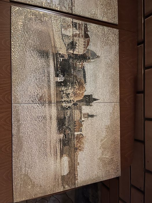 2 керамических панно Прага