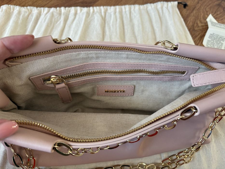 Дамски чанти естествена кожа Coach, Musette