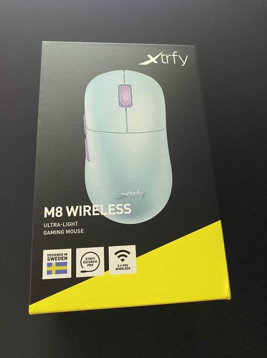 Mouse gaming wireless Xtrfy M8, in garantie
