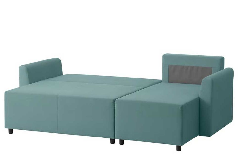 Canapea extensibilă turcoaz deschis