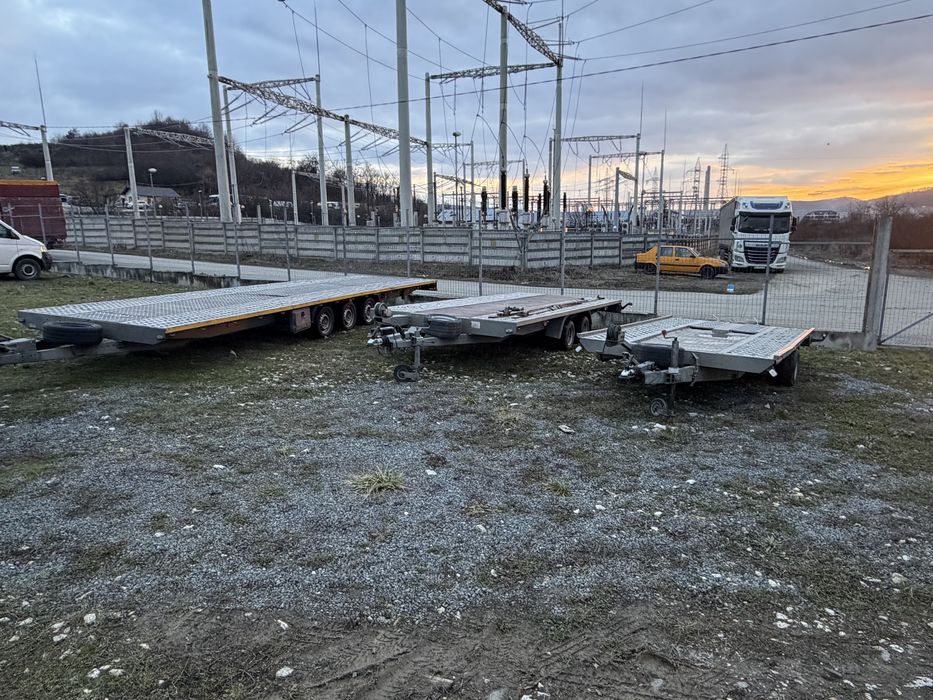 Inchiriez trailere platforme remorci trailer de inchiriat
