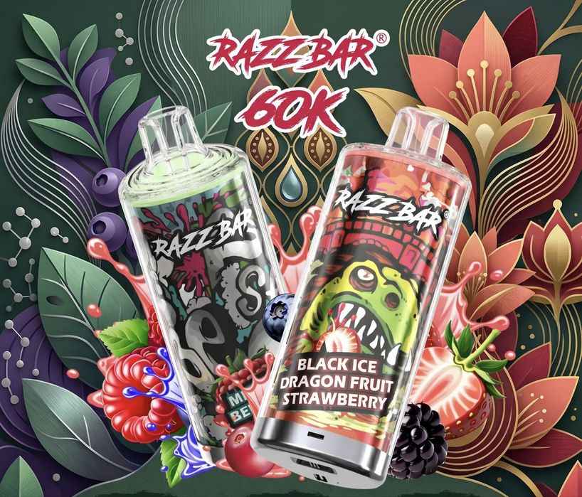 Vape razzbar 60000 puffs