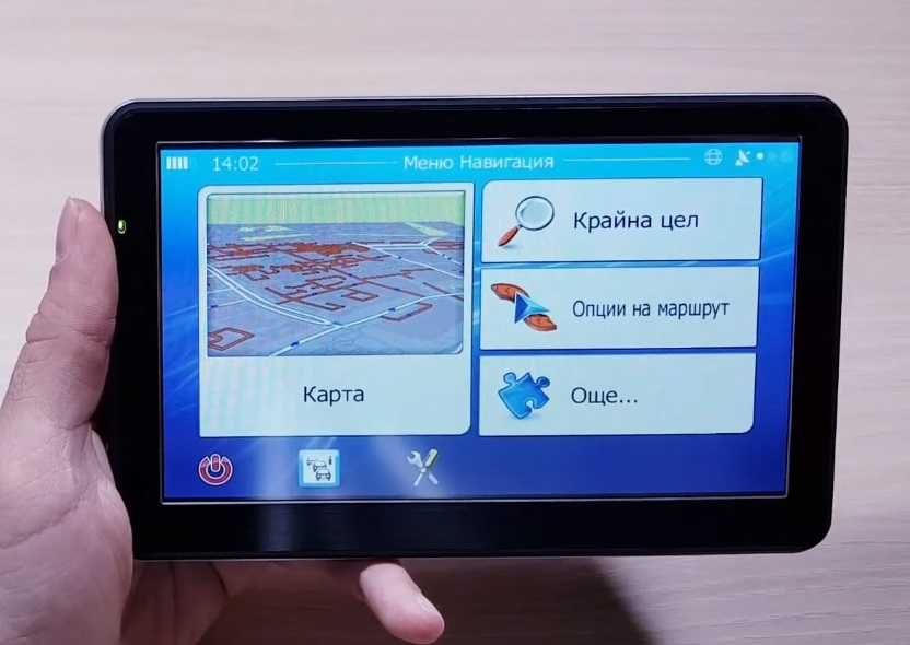 GPS Навигация PIONER 7 инча , Всички карти на Европа, Български език