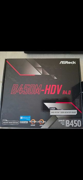 Дънна платка ASROCK B450M