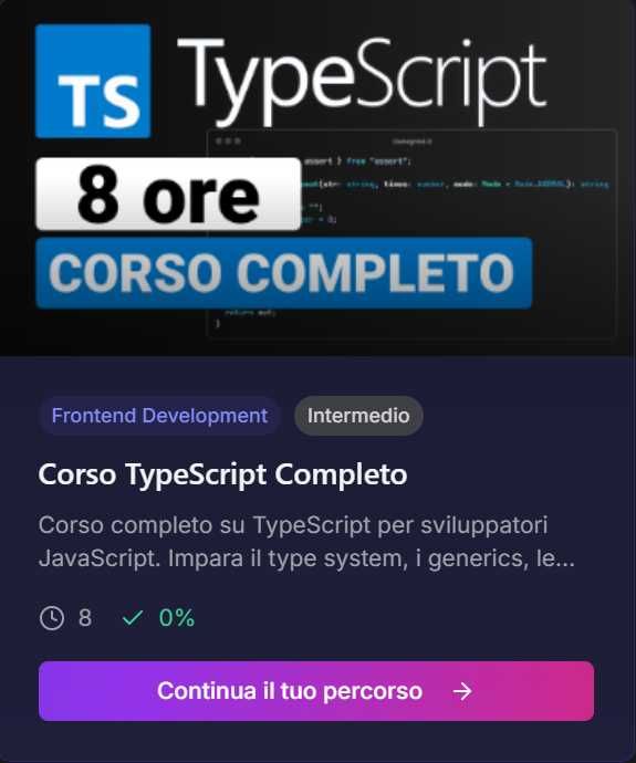Vendo programma Front-end development completo