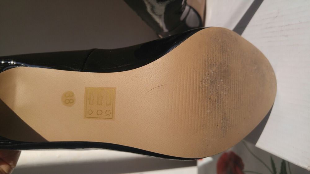 Pantofi damă, toc cui, epica, piele lacuita