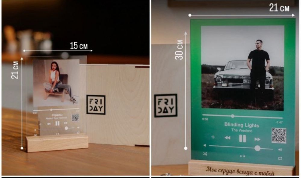 Портреты из орг стекла