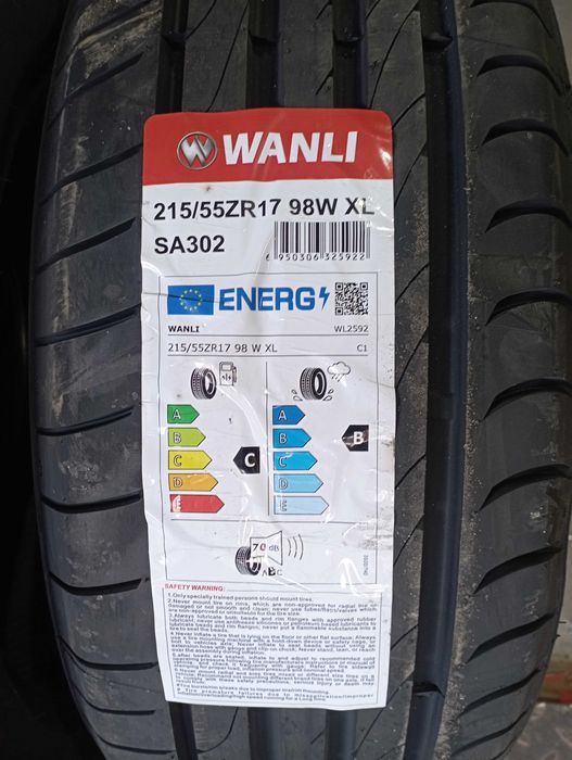Anvelope Wanli 215/55/17 Noi De Vara (2024)