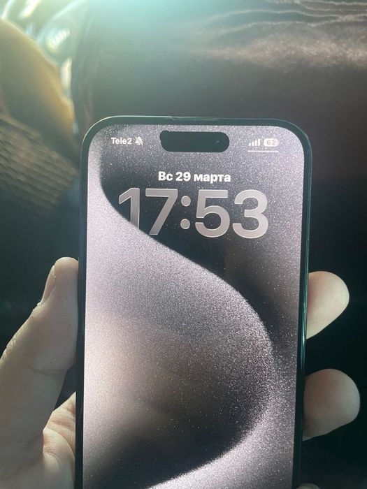 Iphone 15 pro 128gb black titanium