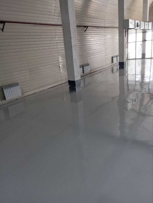 Наливные полы. Промышленные полимерные эпоксидные полы.