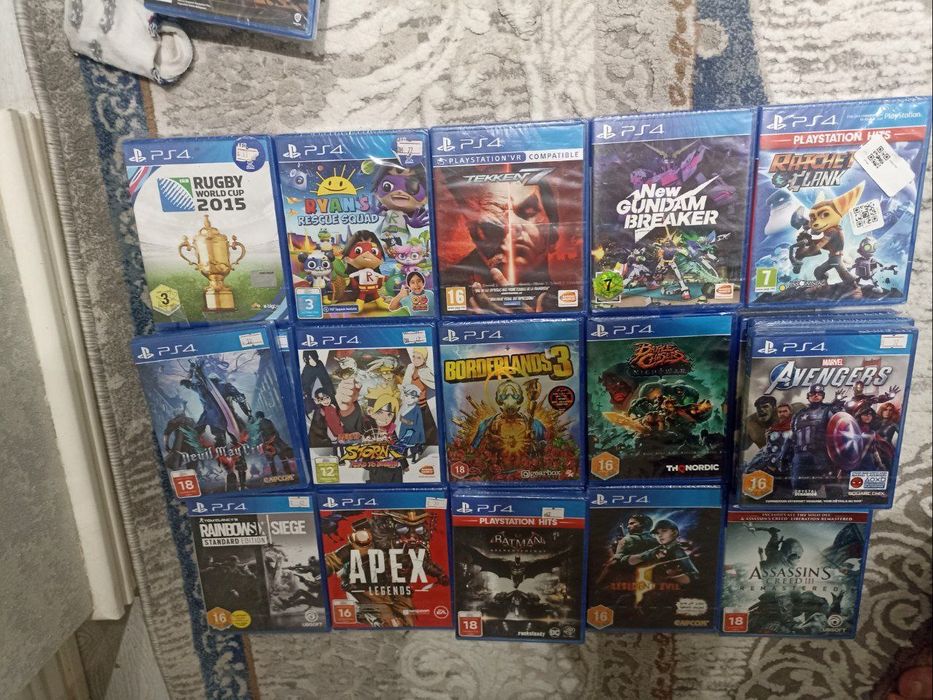 Новые диски для пс4 и пс5 с доставкой