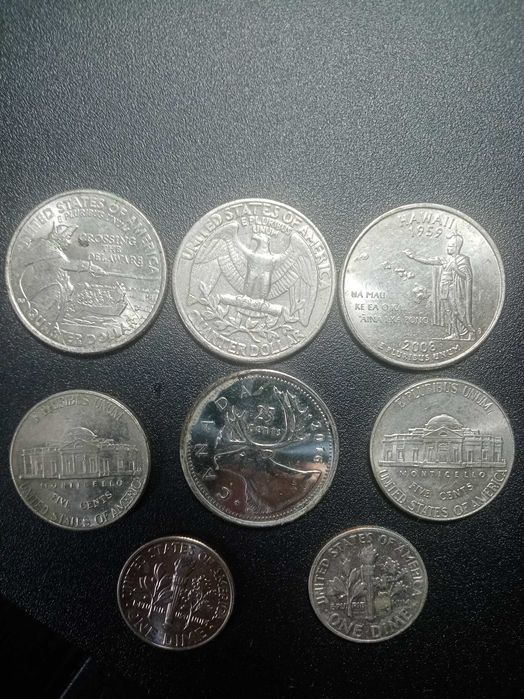 Американски и Канадски монети