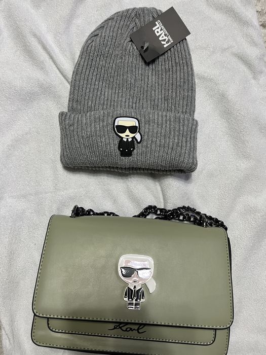 Сумочка и две шапки , новые