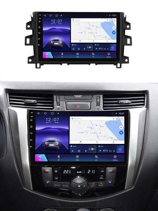 Navigatie Android 14 Nissan Navara NP300 1/8 Gb Waze CarPlay CAMERA