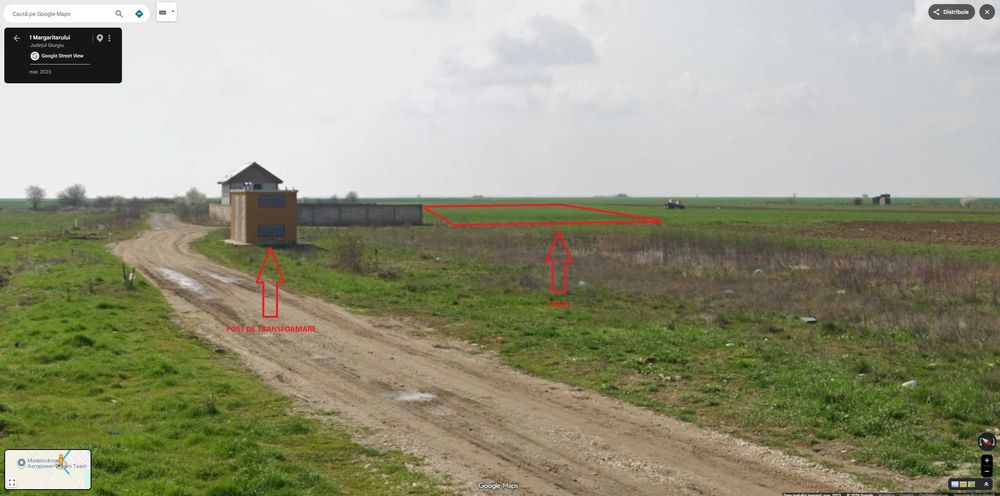 Teren intravilan de vanzare - 10.000 mp, Adunatii-Copaceni, Strada Troitei, judetul Giurgiu