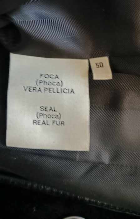 Продам мужскую шубу из нерпы "GATA FUR"