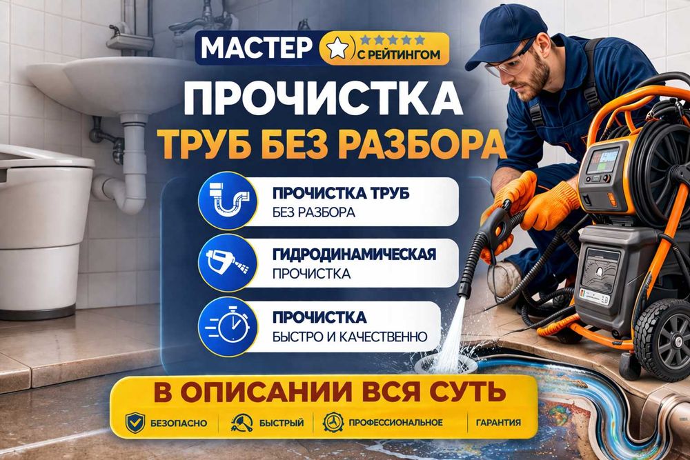 Засор унитаза Құбыр тазалау Прочистка канализации Чистка труб Крот