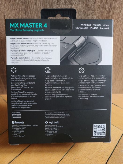 Чисто нова Logitech Mx Master 4 мишка