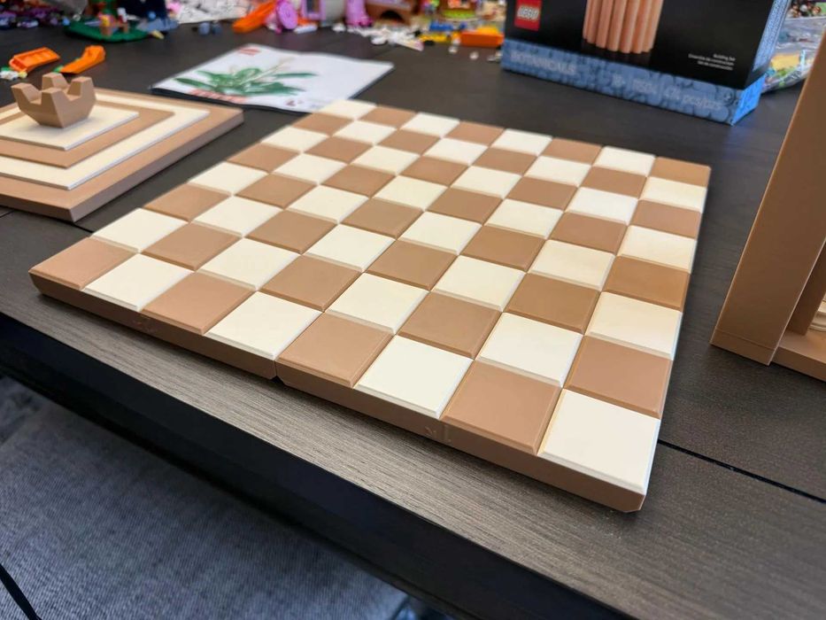 Tabla de Sah Pliabila cu Cutie de Depozitare | 36 Culori la Alegere | Imbinari Magnetice | Print 3D Premium