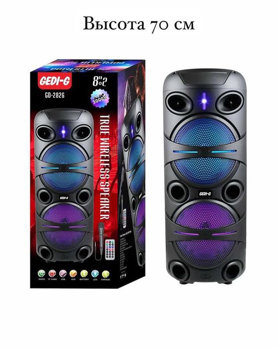 Колонка с микрофоном РАСПРОДАЖА