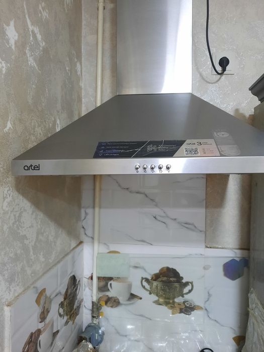 Установка вытяжка, стиральная машина газовая плита телевизоров и бытов