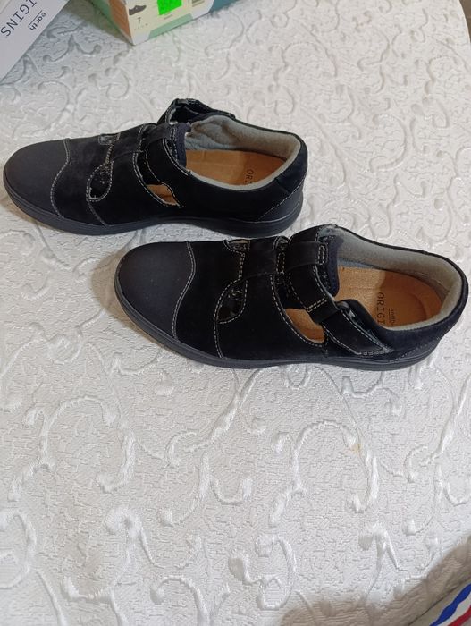 Дамски обувки черен  набук,мемори пяна стелка