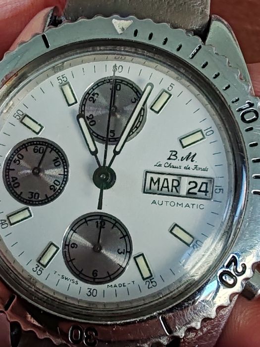 Ceas BM Automatic Chronograph 39 mm Funcționează excelent!