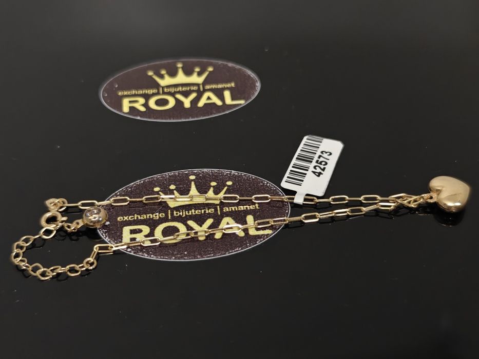 Bijuteria Royal: Brățară aur 14k/2.52 gr