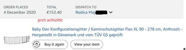 Tarc metalic, de siguranta-copii - Babydan Flex XL 90cm – 278cmX0.71H