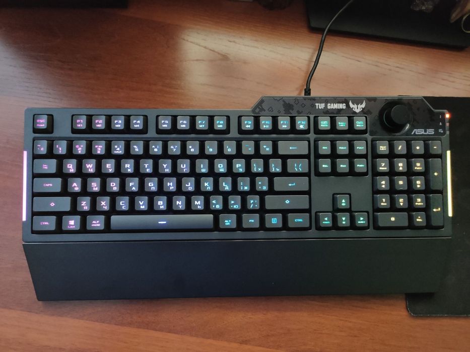 Клавиатура ASUS TUF GAMING K1 мембранная