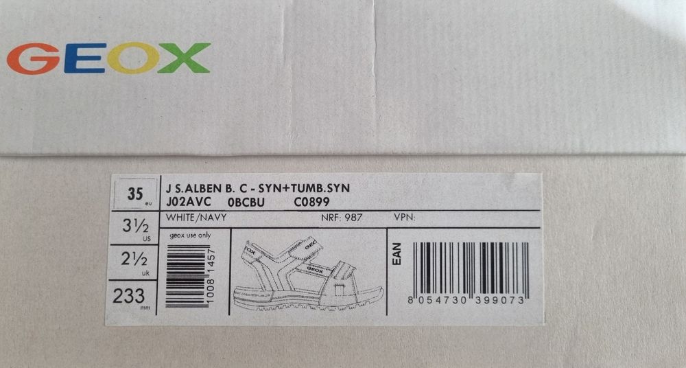 Детски сандалети GEOX (Джиокс) - N35 и N 36