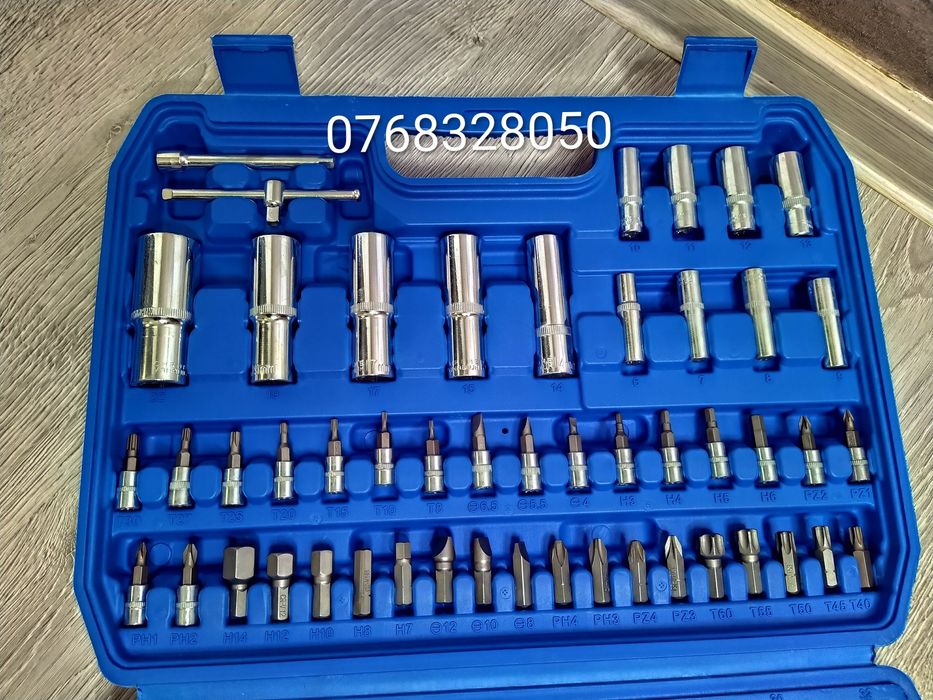 Trusa de scule, 108 piese, material crom vanadium, geanta transport