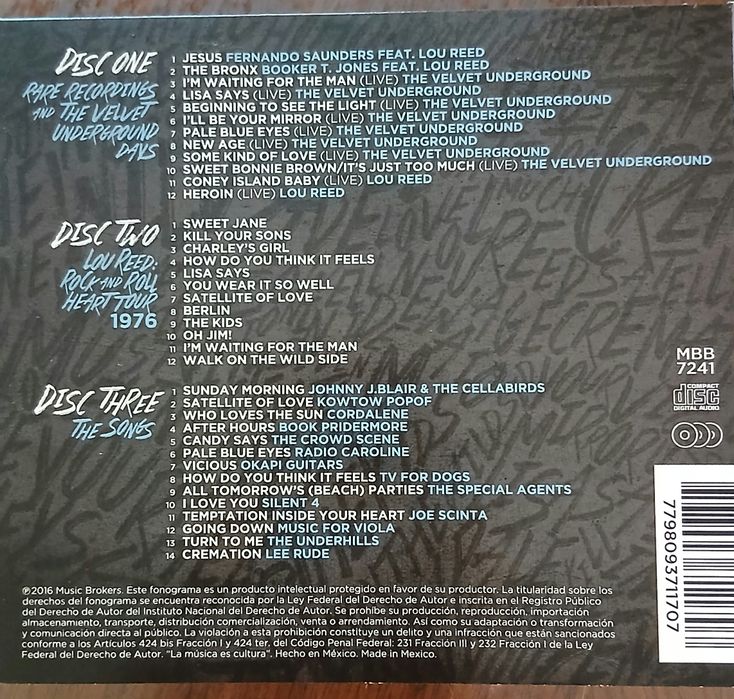 Компакт диски Lou Reed