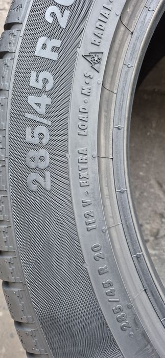 4 anvelope iarna ca noi Continental 285/45/20,dot 2020.Pretul este pe bucata.