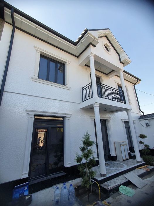 Travertin-7$ dan  Marmarino Sokil Mramor  fasad ishlari