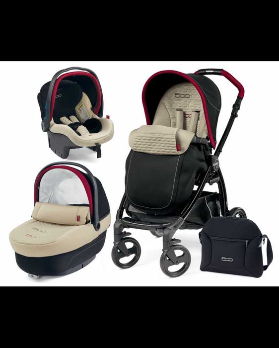 Бебешка количка 3 в 1 Peg perego модел  Fiat 500 XL Modular Book